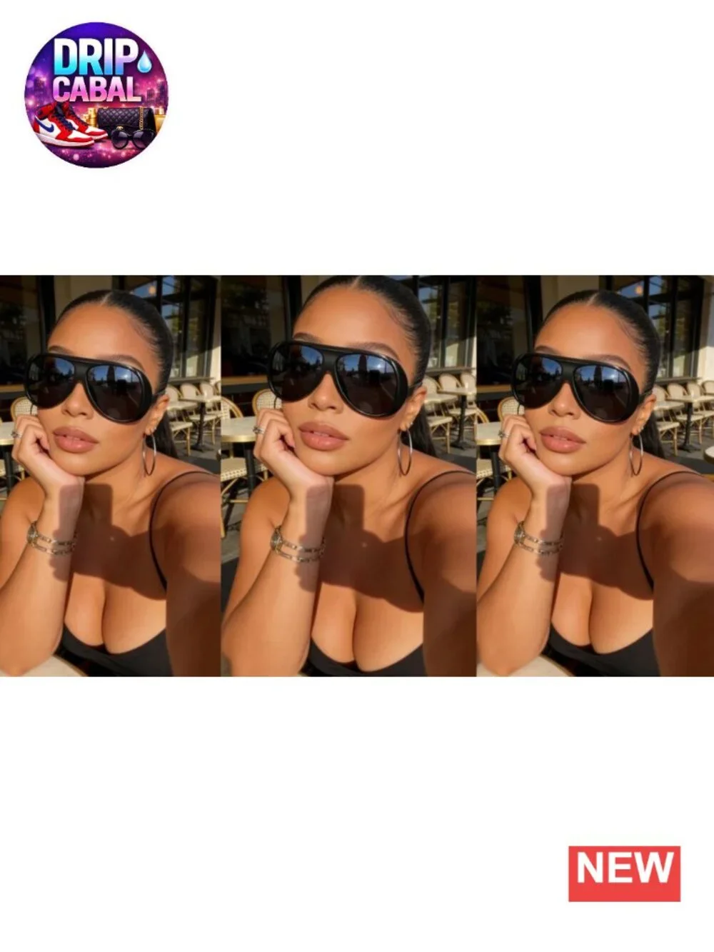 Retro Oversized Square Aviator Sunglasses for Women UV400 Polarized Driving